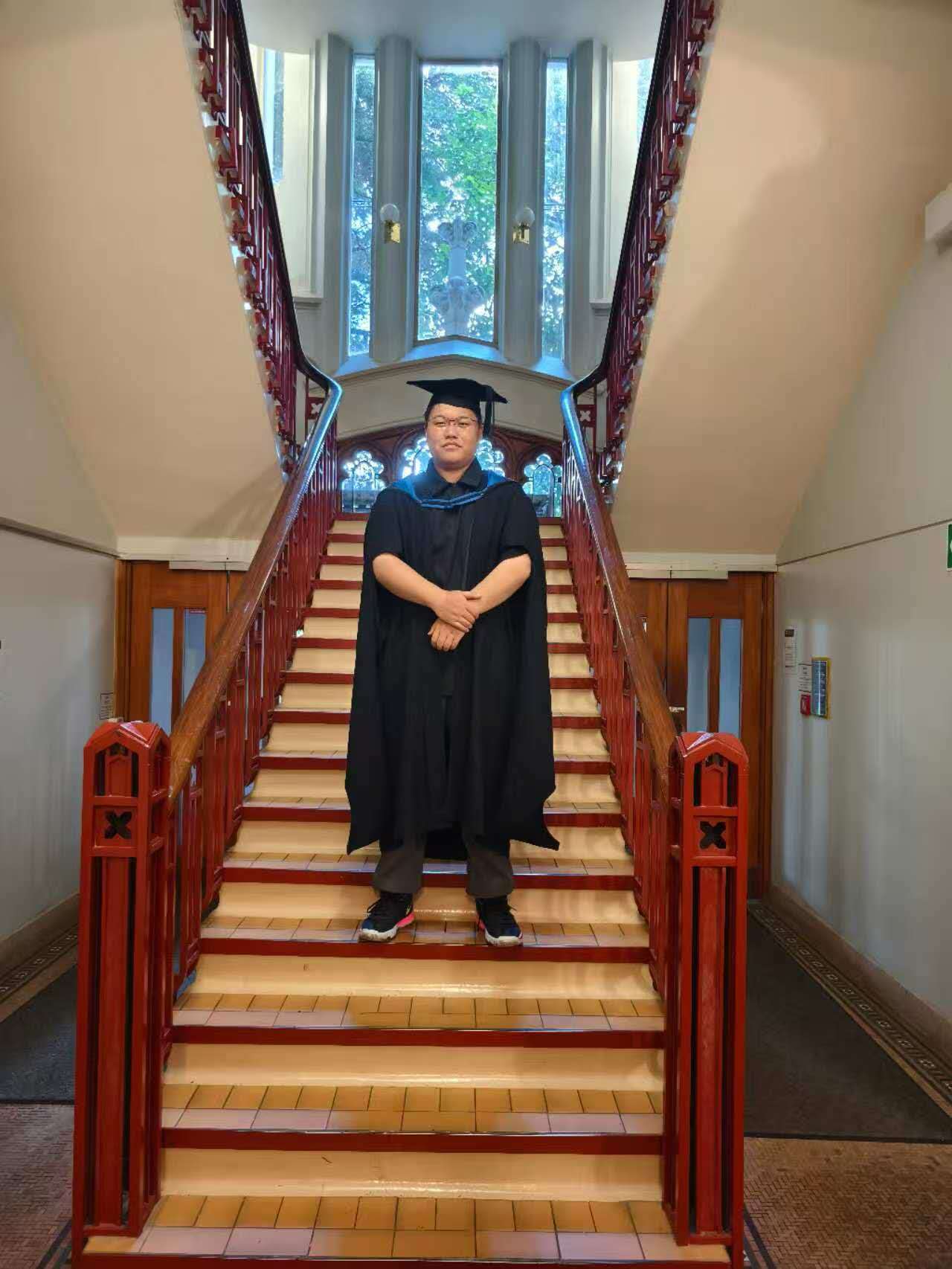 MSc graduation portrait